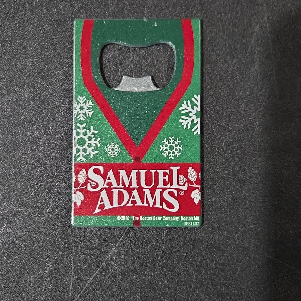 Sam Adams Wallet Metal Bottle Opener
